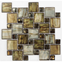 Brown Mix Crystal Glass Mosaic